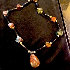 21 inch fancy Jasper pendant